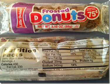 little nutrition donuts facts mini calories hurt won package image003 clip